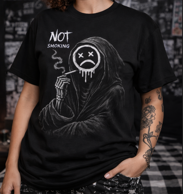 Not Smoking Tee - (NOT EMO Collection)